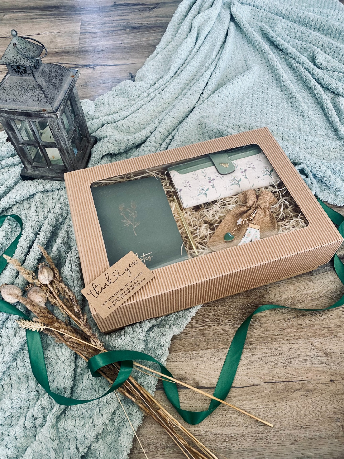 back to school box - zelený