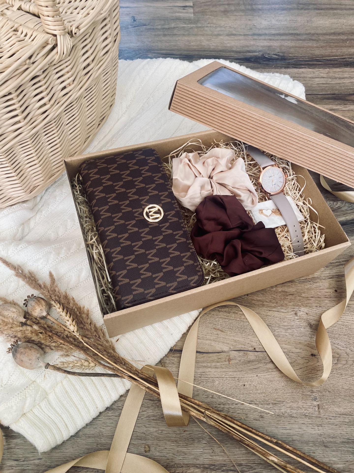 Self care box - hnědý