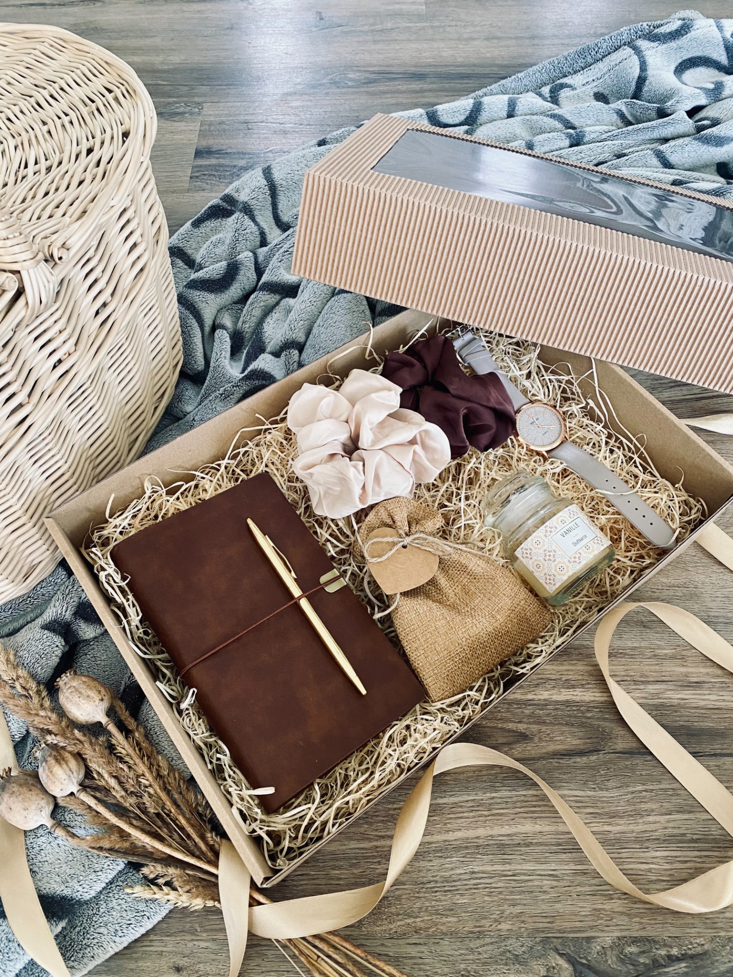 Box for women - hnědý velký