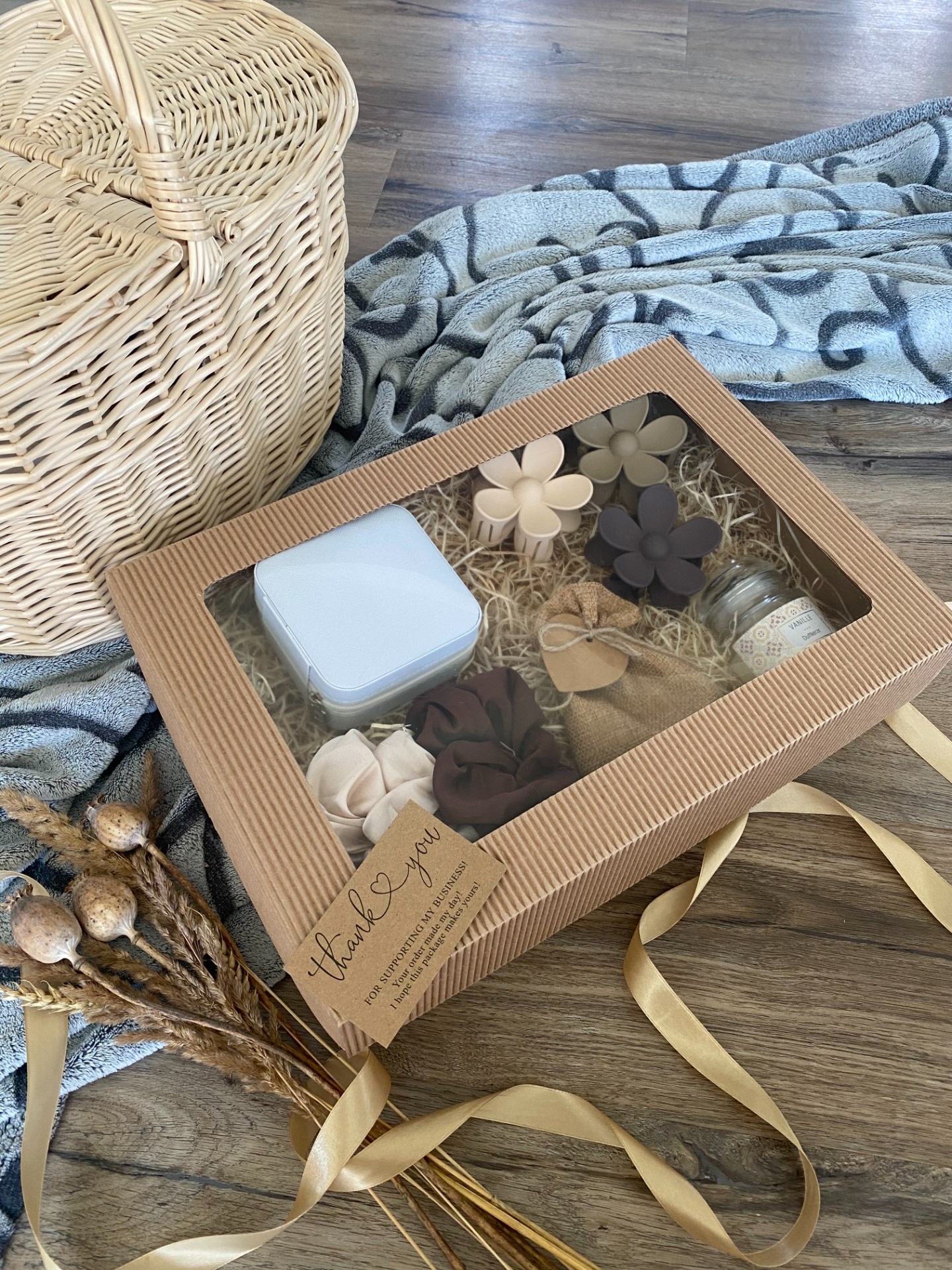 Self care box - krémový