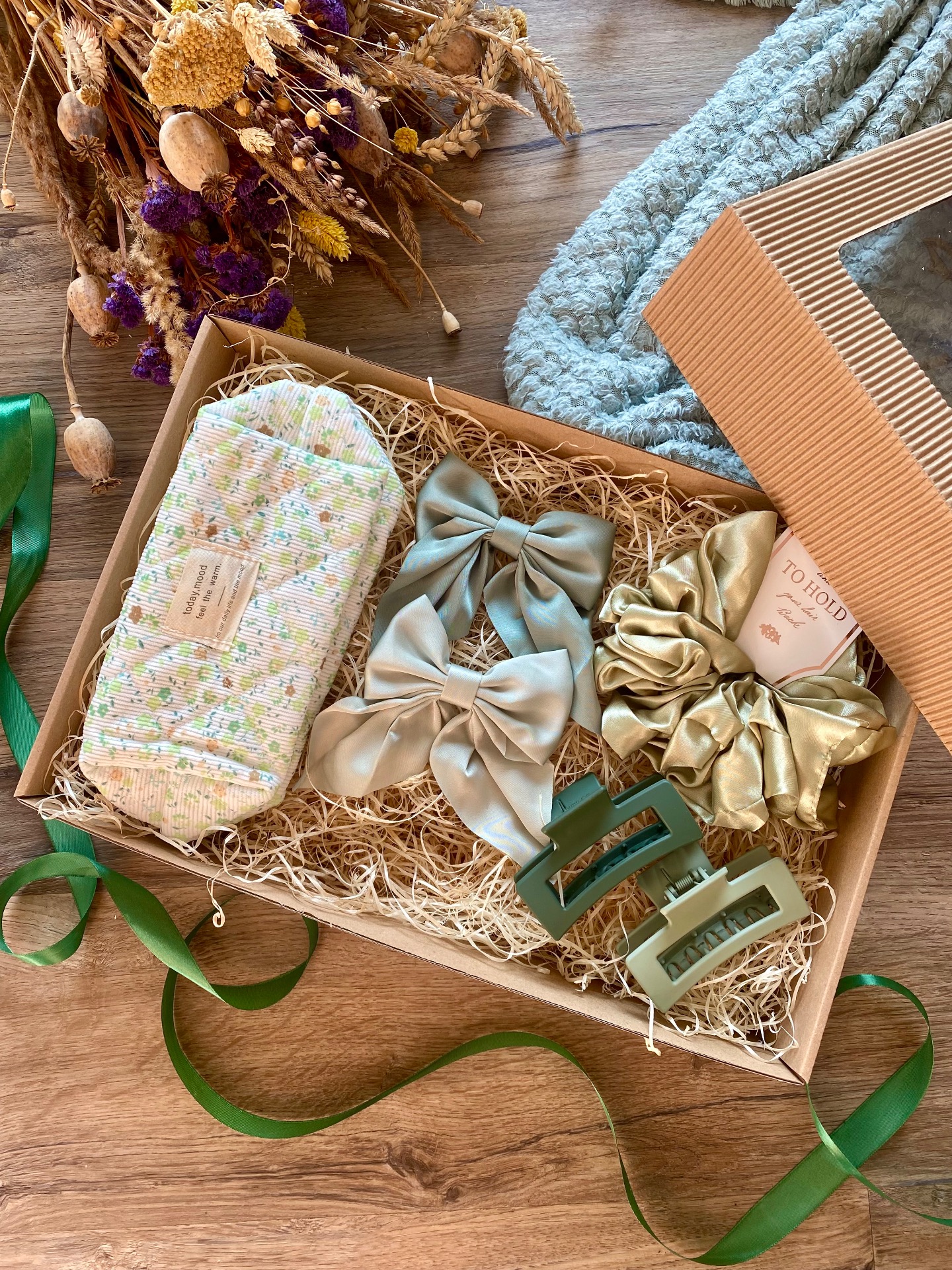 dárkový beauty box - zelený