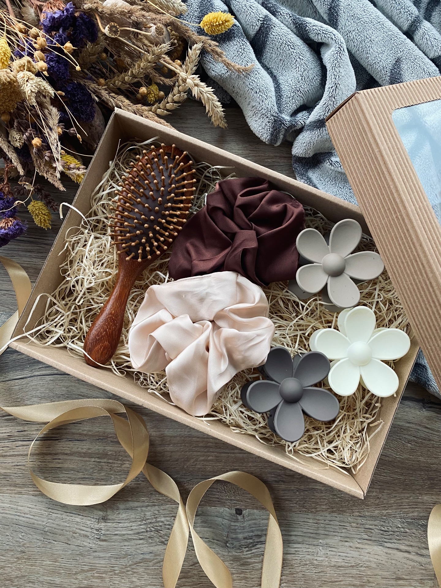 Dárkový beauty box - hnědý