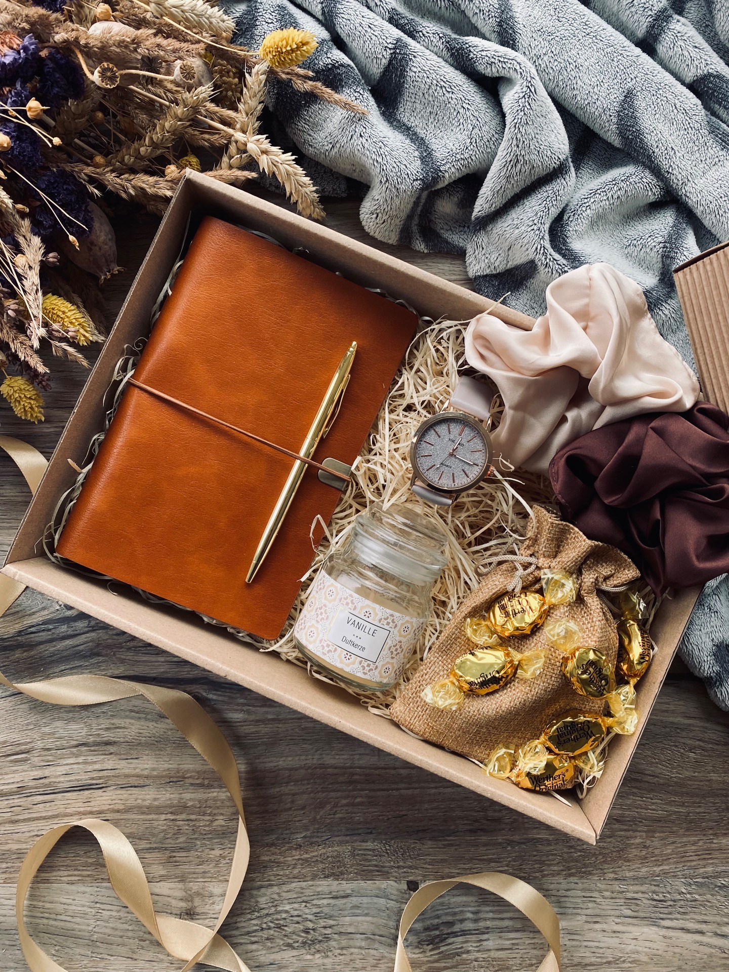 Dárkový box for women - hnědý velký